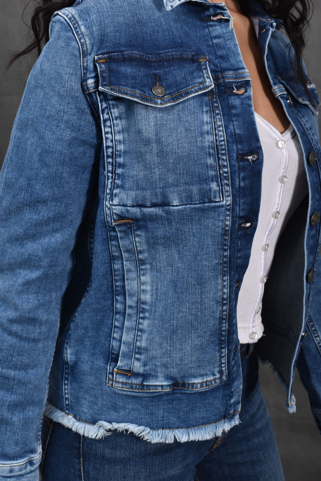 Lee Cooper - Blouson Denim D70585-08 THEANA FEM RS 4