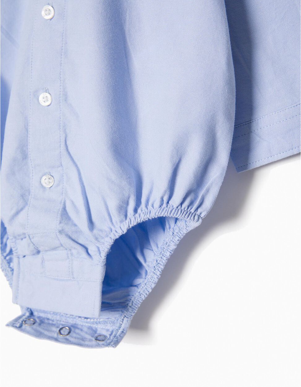 Zippy - OXFORD SHIRT-BODYSUIT FOR NEWBORN, BLUE 3