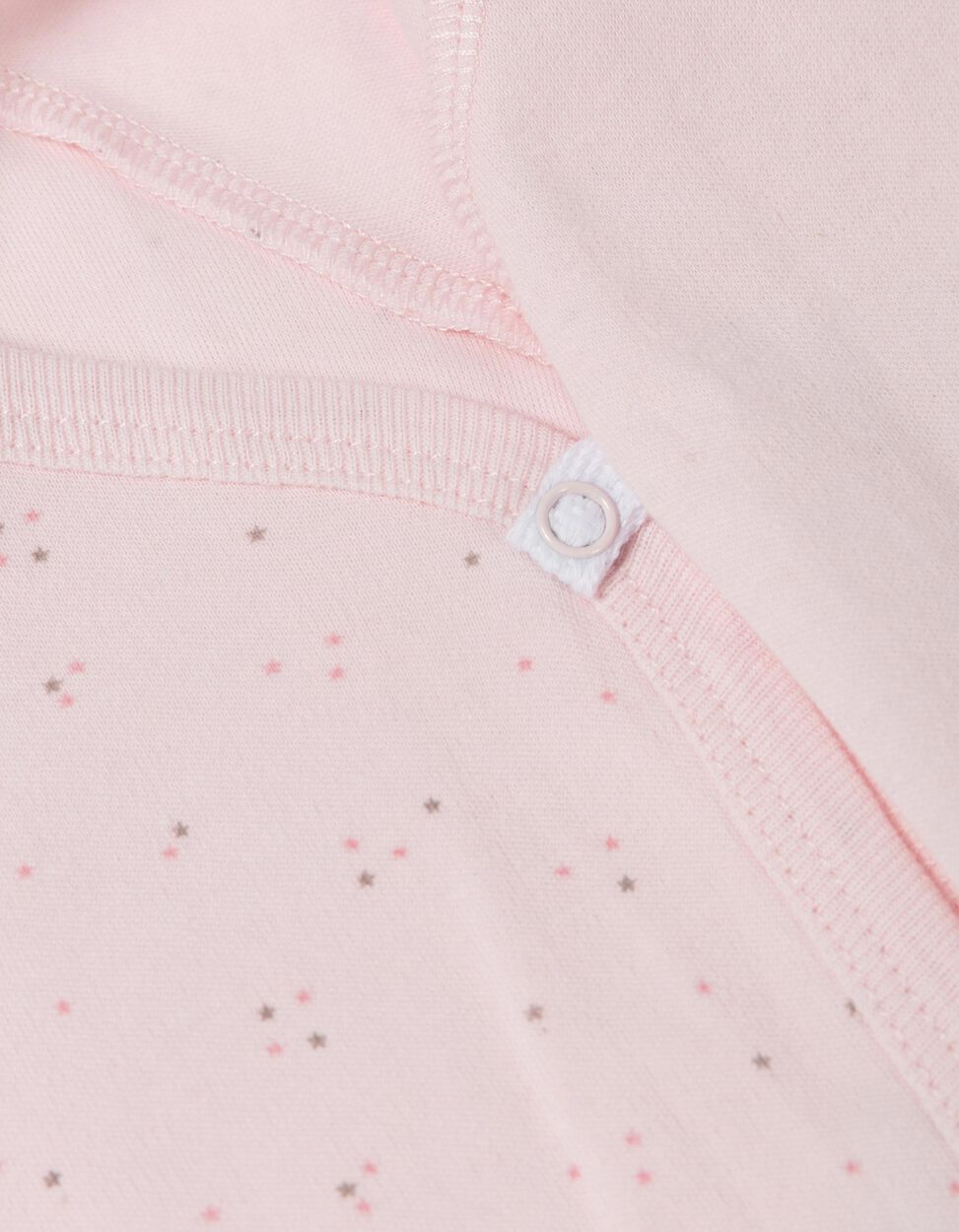 Zippy - 4 BODYSUITS FOR NEWBORN BABY GIRLS, 'STARS', WHITE/PINK 3