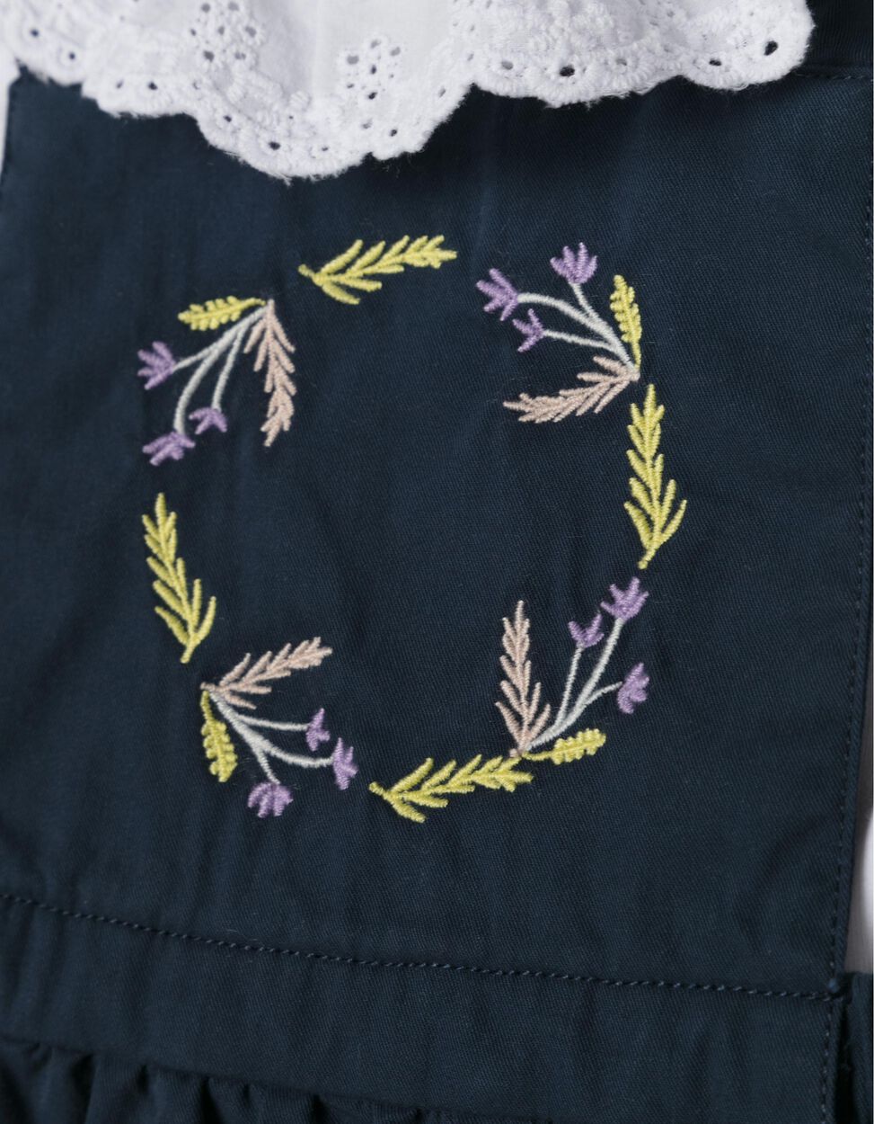 Zippy - EMBROIDERED JUMPSUIT &amp; BODYSUIT FOR NEWBORN BABY GIRLS, BLUE/WHITE 5