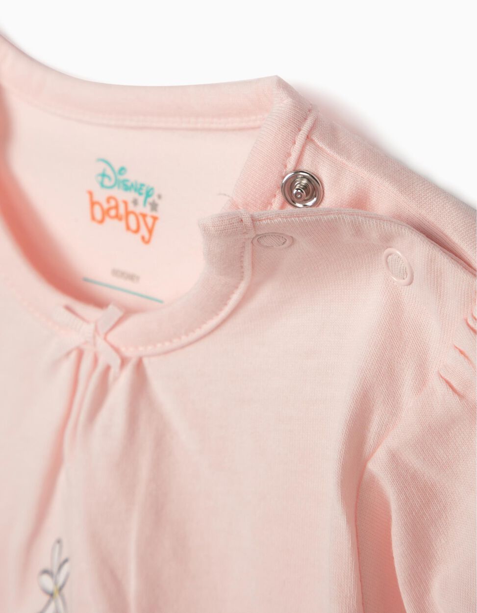 Zippy - 2 SLEEPSUITS FOR BABY GIRLS, 'MINNIE MOUSE', PINK/WHITE 2