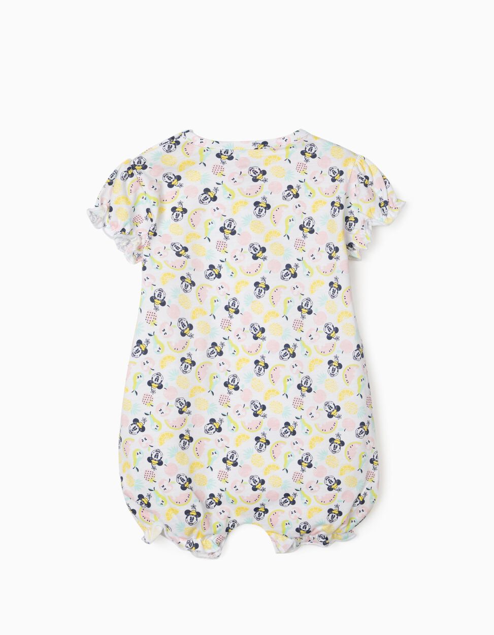 Zippy - 2 SLEEPSUITS FOR BABY GIRLS, 'MINNIE MOUSE', PINK/WHITE 4