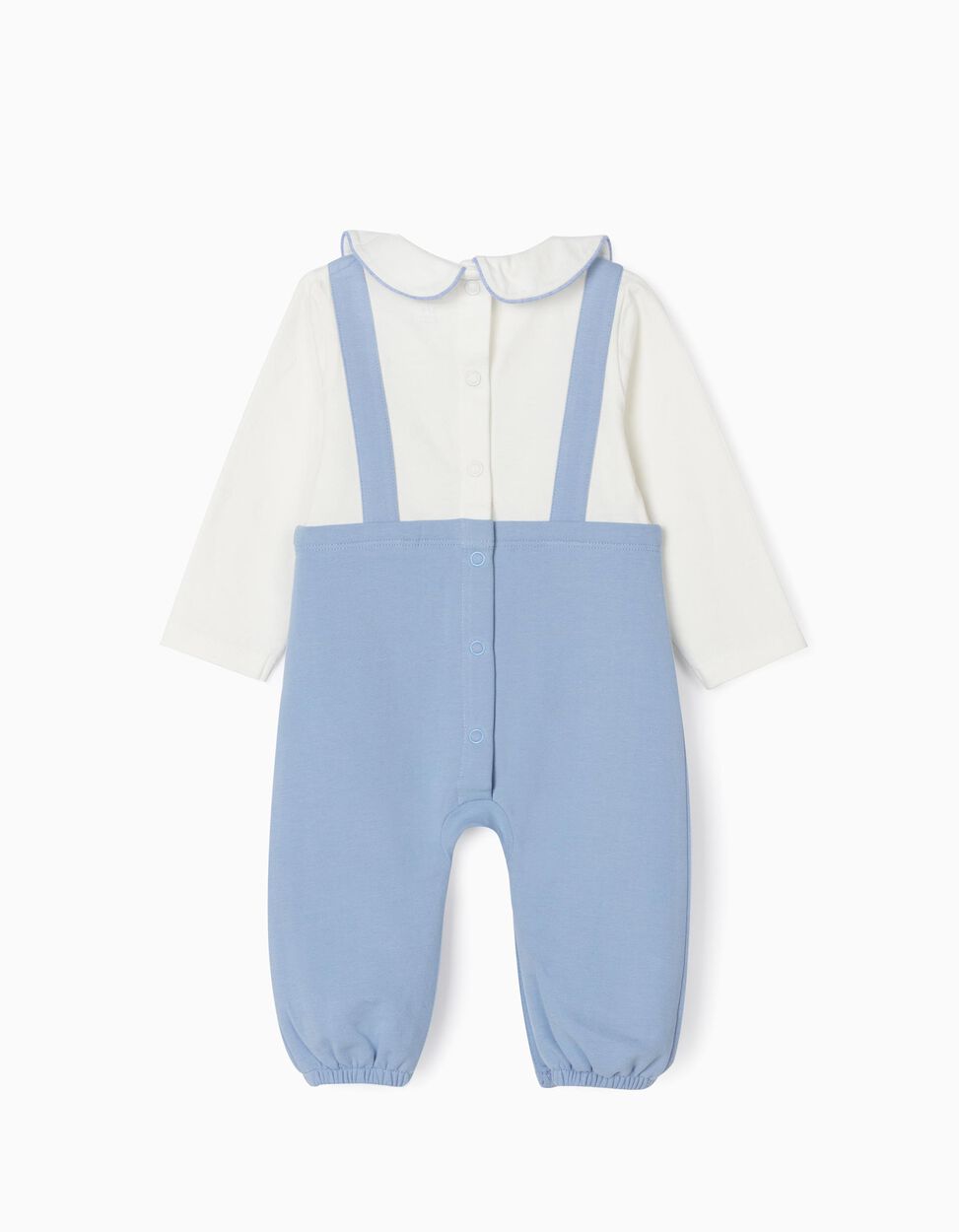 Zippy - JUMPSUIT FOR NEWBORN BABY BOYS, BLUE/WHITE 2