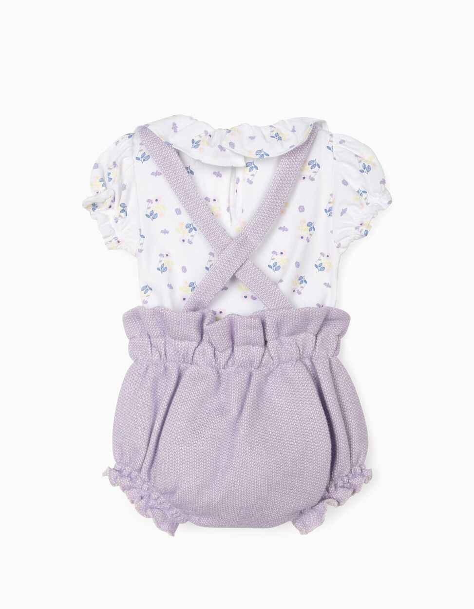 Zippy - SET FOR NEWBORN BABY GIRLS, PURPLE/WHITE 2