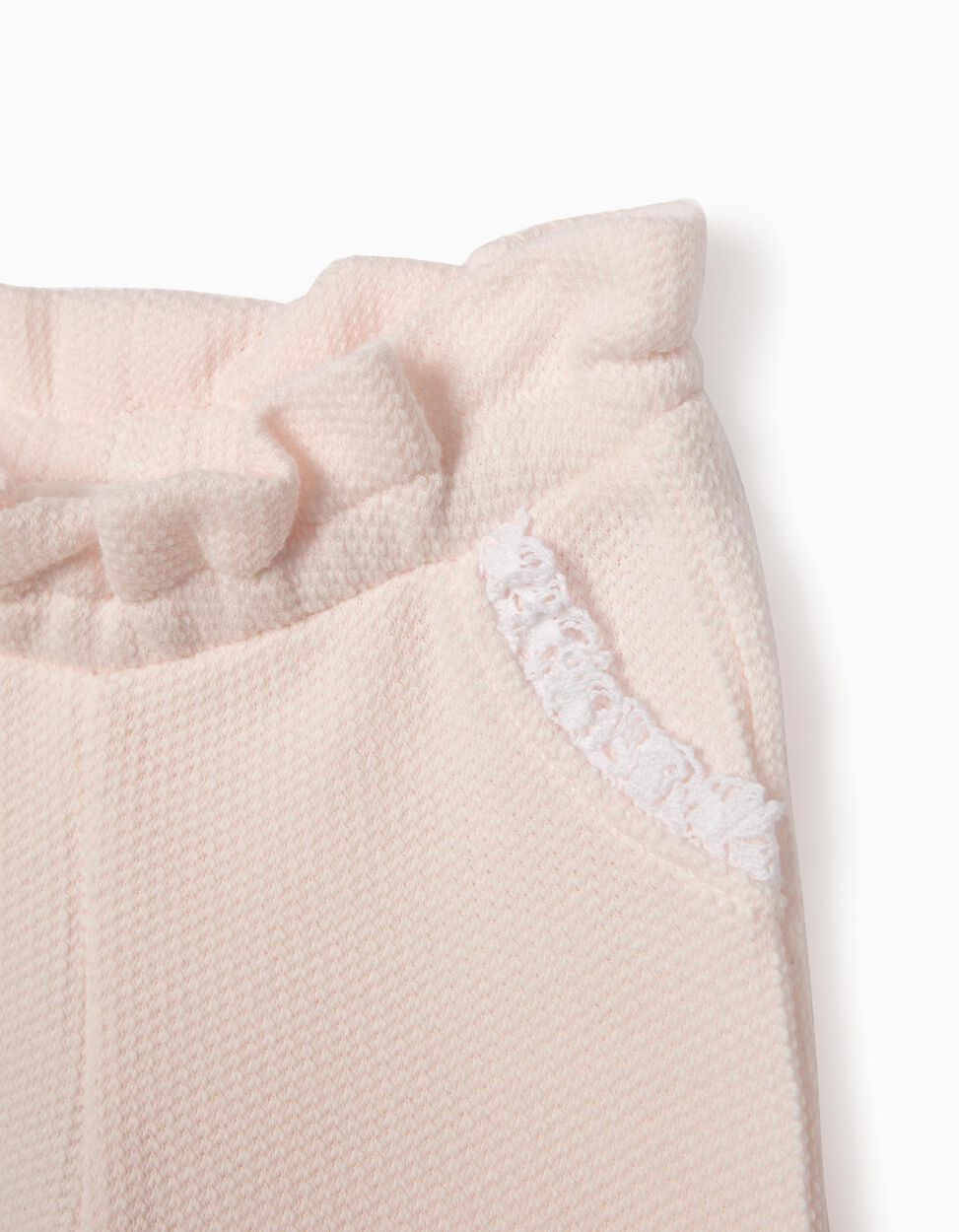 Zippy - TEXTURED TROUSERS FOR NEWBORN BABY GIRLS, PINK 3