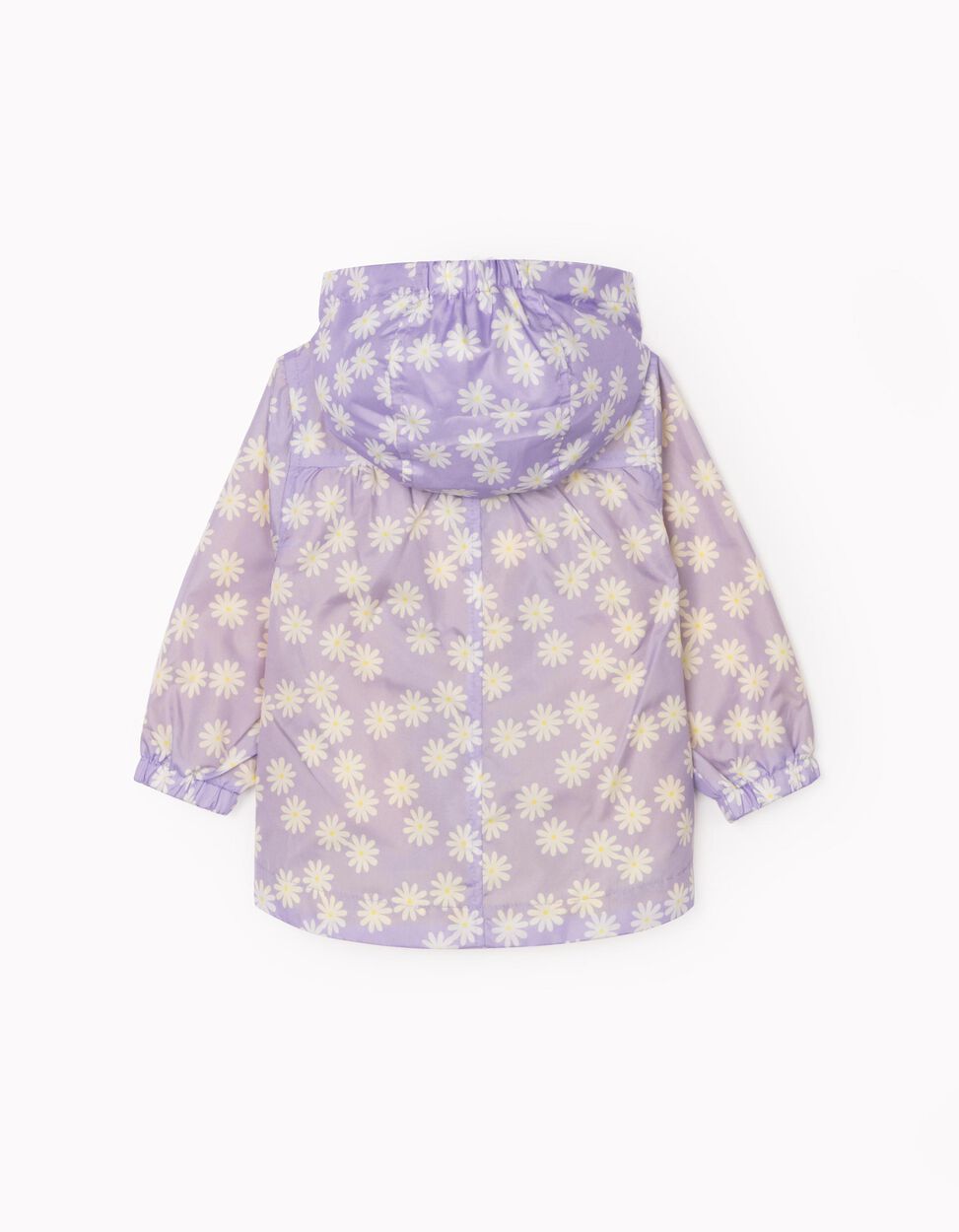 Zippy - HOODED PARKA FOR BABY GIRLS 'FLOWERS', PURPLE 2