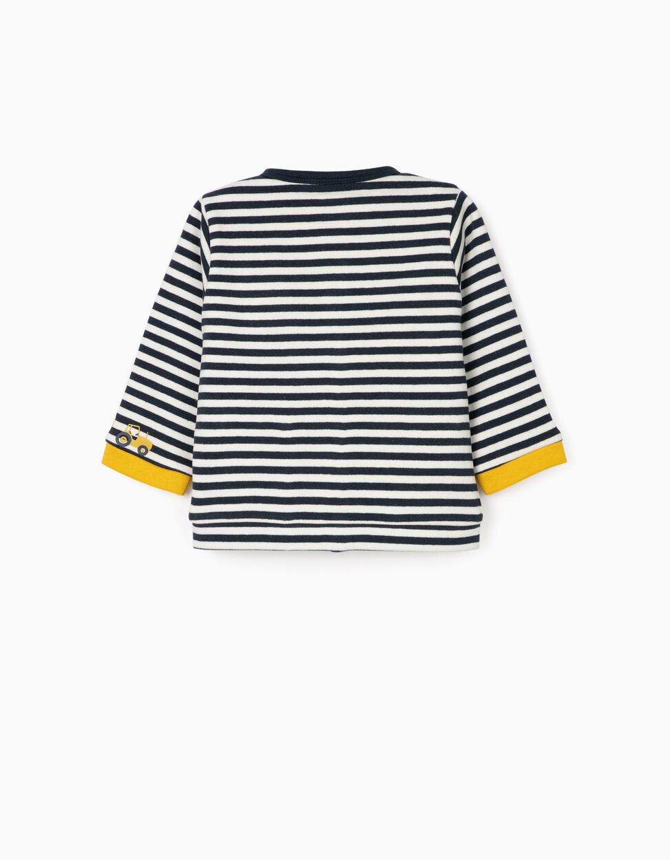 Zippy - CARDIGAN FOR NEWBORN BABY BOYS, BLUE/WHITE/YELLOW 2