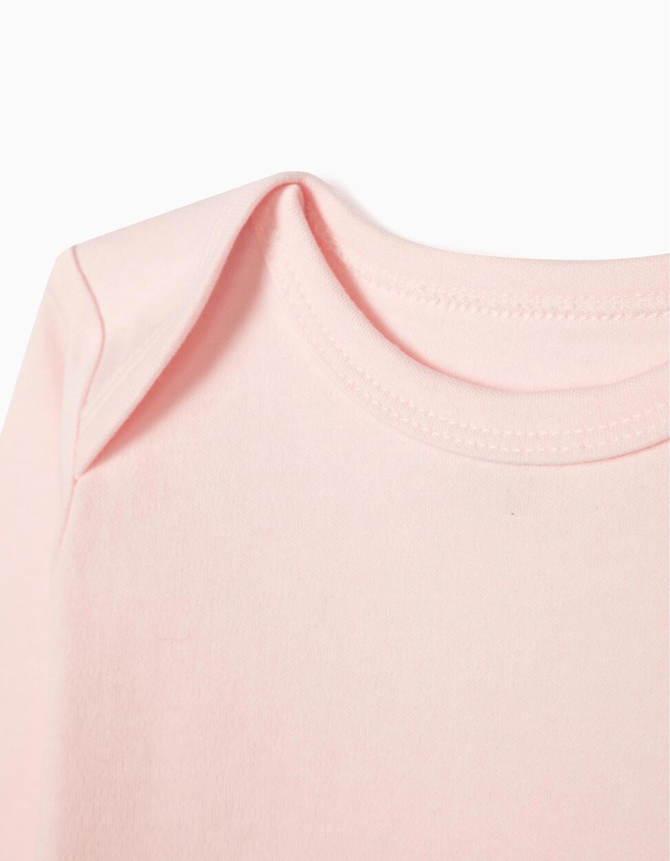 Zippy - 2-PACK LONG-SLEEVED BODYSUITS, WHITE &amp; PINK 3