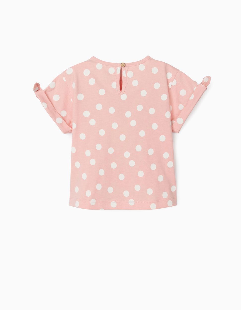 Zippy - T-SHIRT FOR BABY GIRLS, 'DOTS', PINK 2