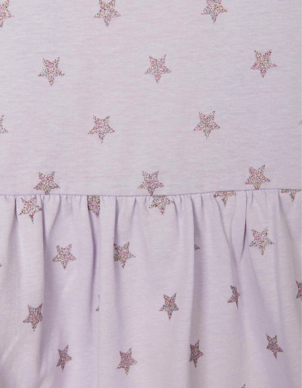 Zippy - JERSEY KNIT DRESS FOR GIRLS, 'STARS', LILAC 4