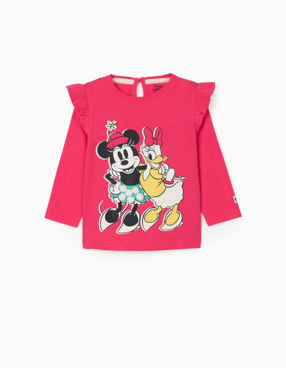 Zippy - LONG SLEEVE TOP FOR BABY GIRLS 'MINNIE & DAISY', PINK