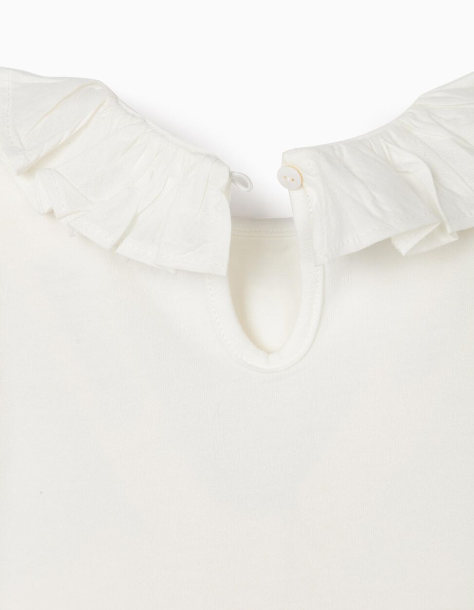 Zippy - T-SHIRT FOR BABY GIRLS, 'BALLERINA', WHITE 4