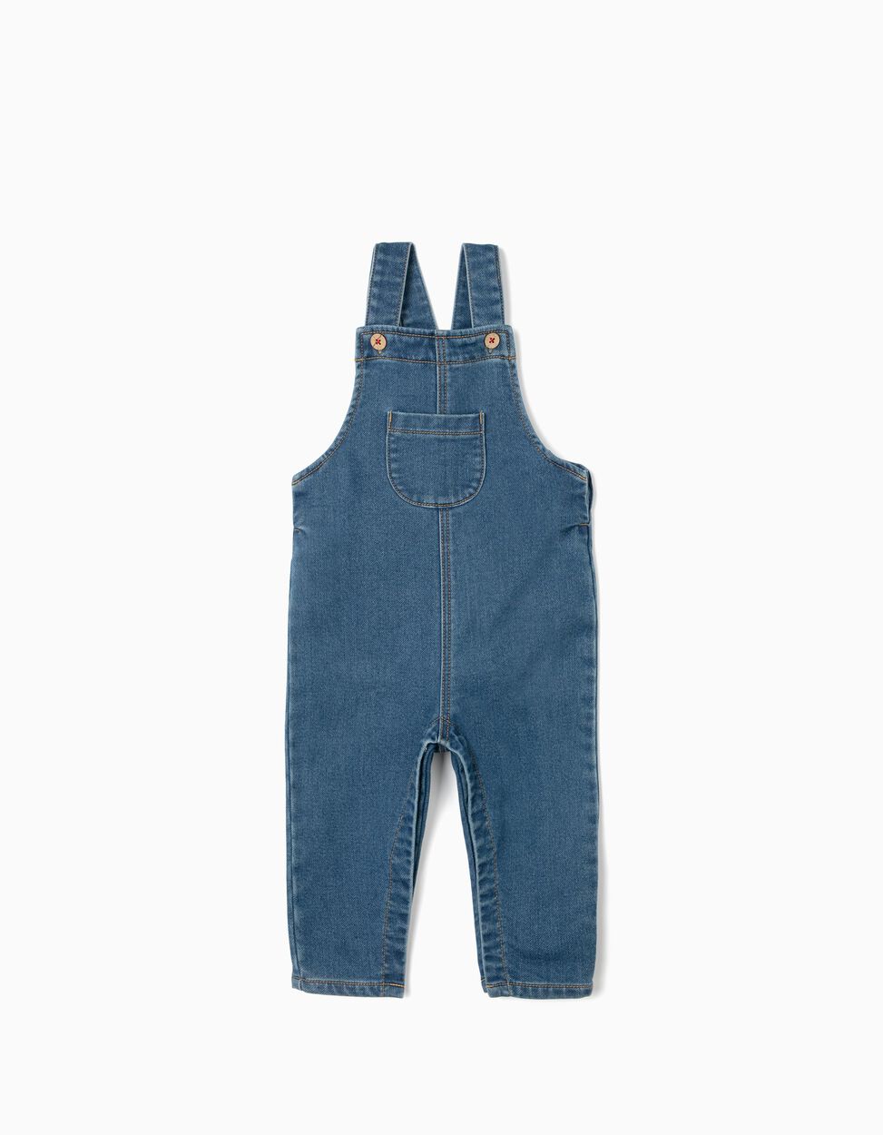Zippy - DUNGAREES FOR BABY GIRLS, 'COMFORT DENIM', BLUE 3
