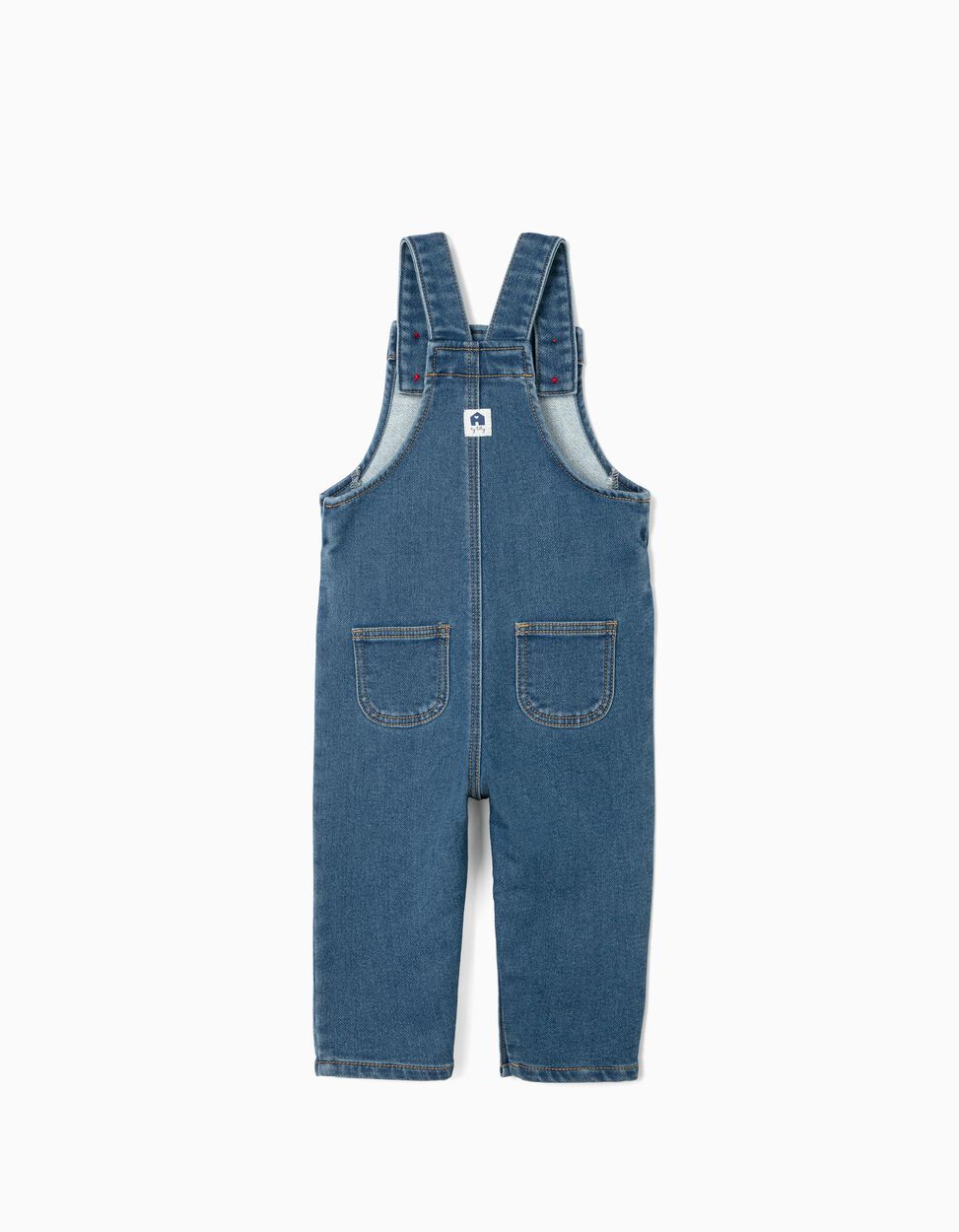 Zippy - DUNGAREES FOR BABY GIRLS, 'COMFORT DENIM', BLUE 4