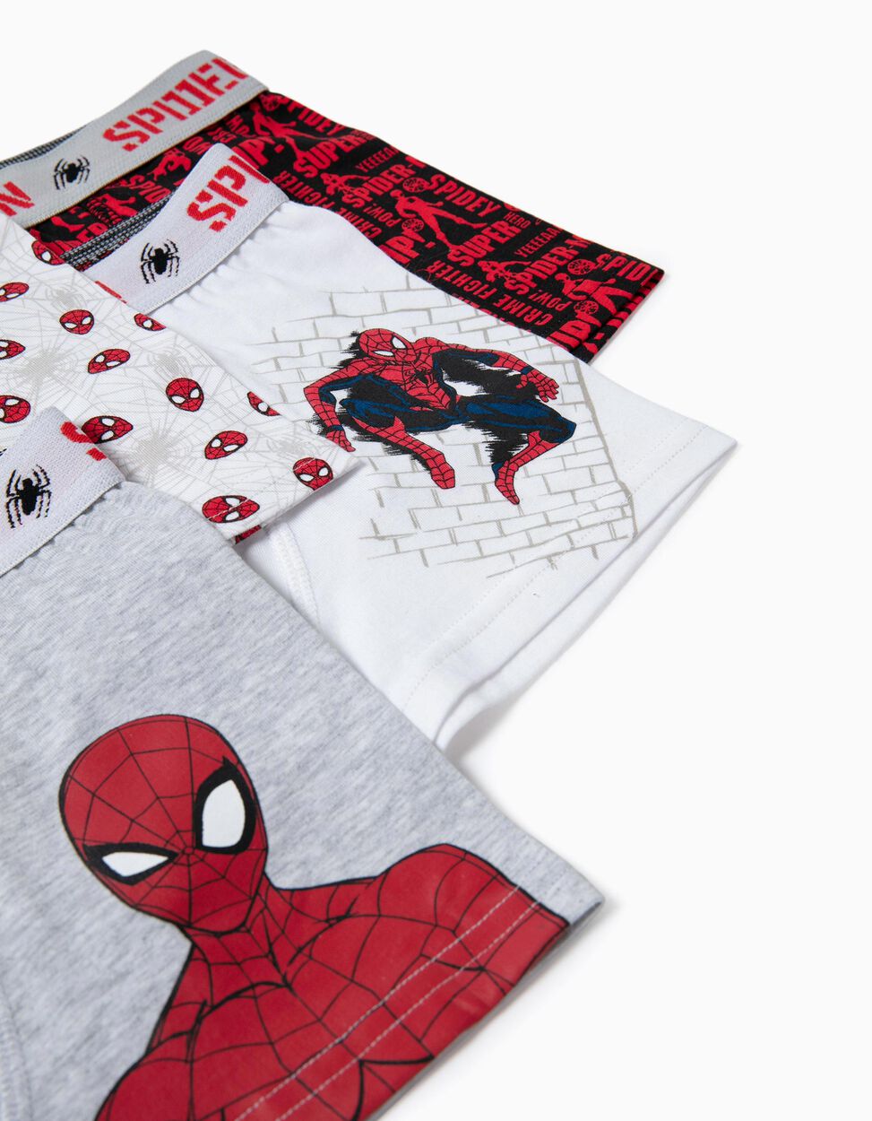 Zippy - 4 BOXER SHORTS FOR BOYS 'SPIDER-MAN', MULTICOLOURED 2