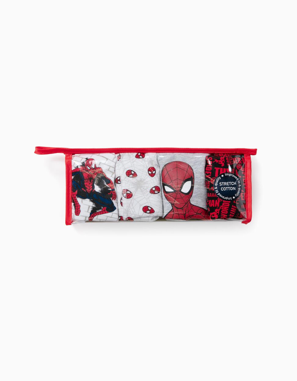 Zippy - 4 BOXER SHORTS FOR BOYS 'SPIDER-MAN', MULTICOLOURED 5