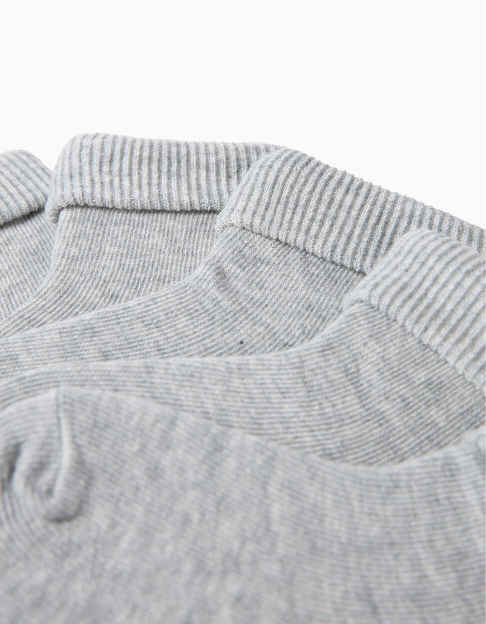 Zippy - 5-PACK PAIRS OF SOCKS WITH TURNDOWN FOR BABY BOYS, GREY 2