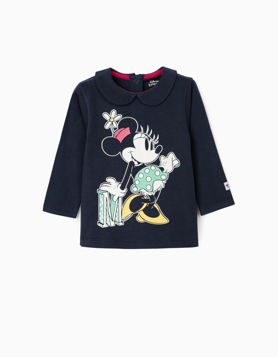Zippy - Long Sleeve T-Shirt for Baby Girls 'Minnie', Dark Blue
