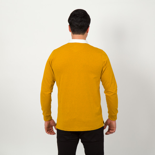 Lee Cooper - Polo Homme Regular  - Couleur moutarde 2