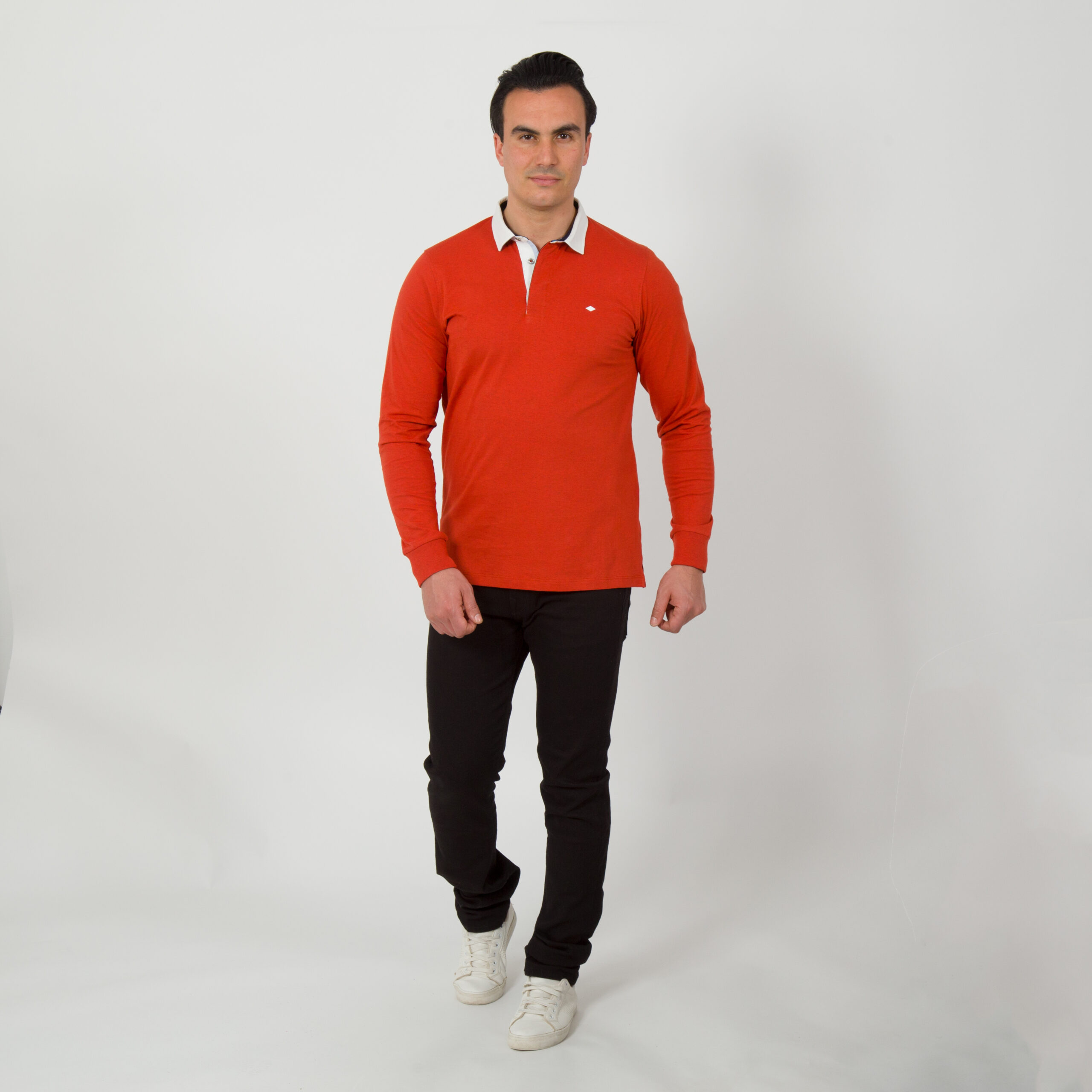 Lee Cooper - Polo Homme Regular - Rouge Corail