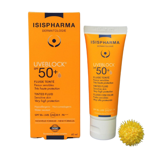 ISISPHARMA - UVEBLOCK 50+ FLUIDE TEINTE 40ML