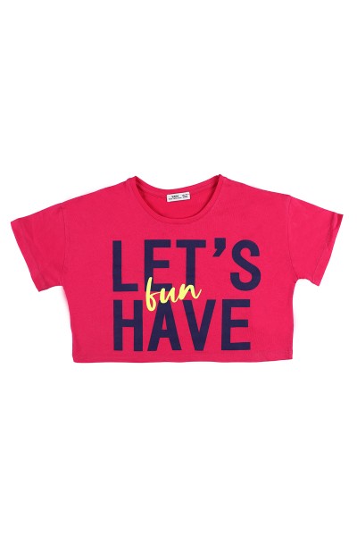 Zen Enfant - T-shirt Imprimé pour bébé fille - Fushia - FUSHIA