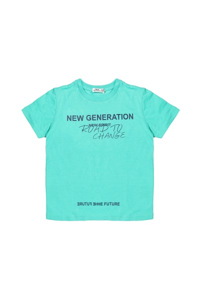 Zen Enfant - T-shirt à col rond - Vert pomme  - VERT POMME
