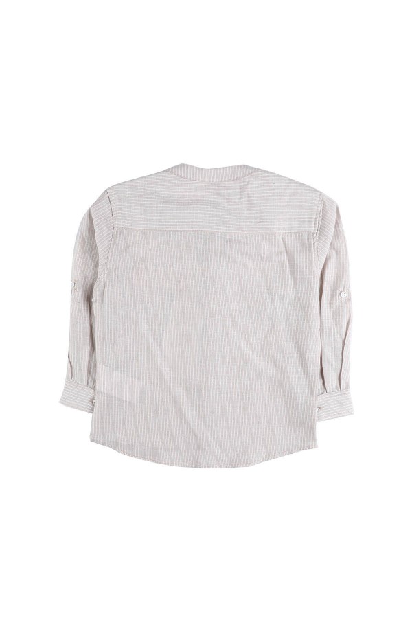 ZEN Enfant - Chemise à manches longues réglables par bouton - beige 3