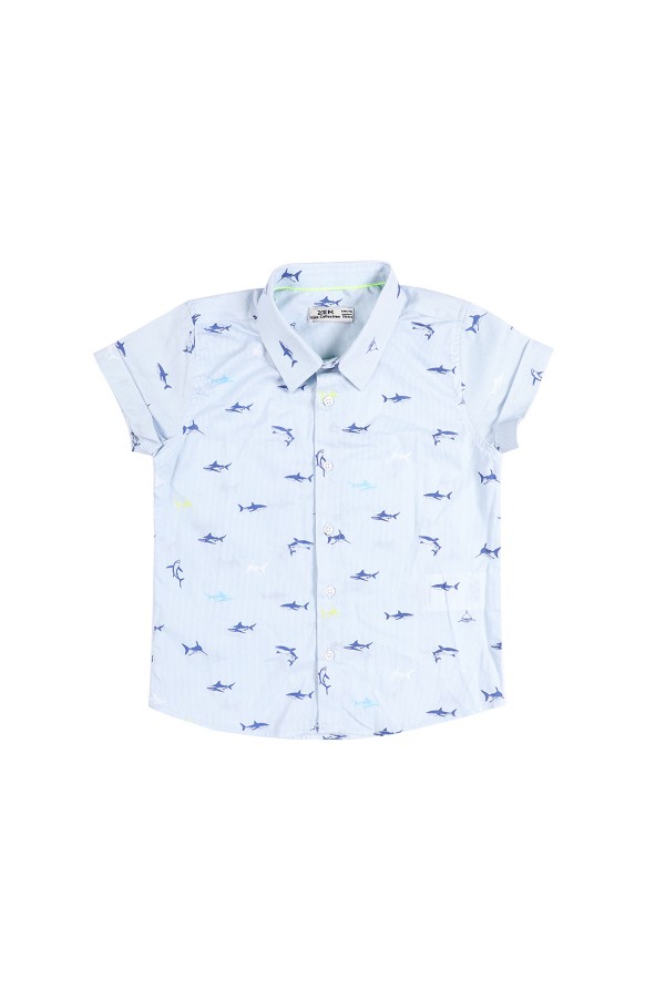 ZEN Enfant - Chemise à manches courtes - blue