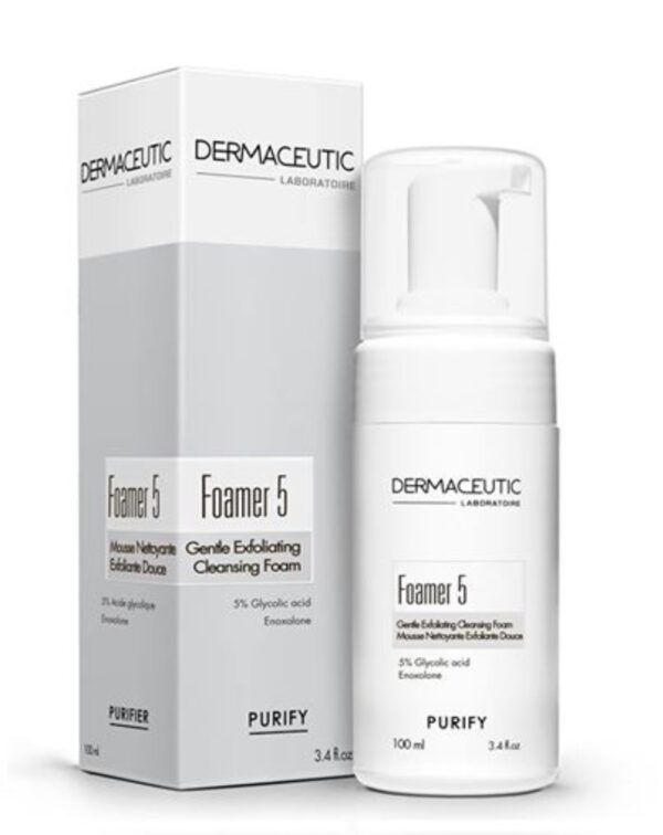 dermaceutic foamer 5 mousse nettoyante exfoliante douce 100ml