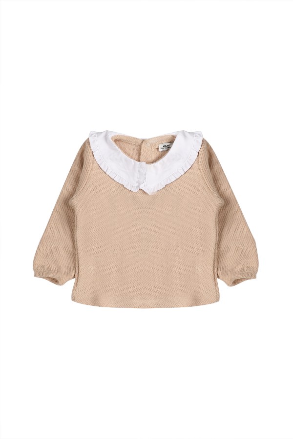 ZEN Enfant - PULL Bébé girl beige - 32ZFPBF06017