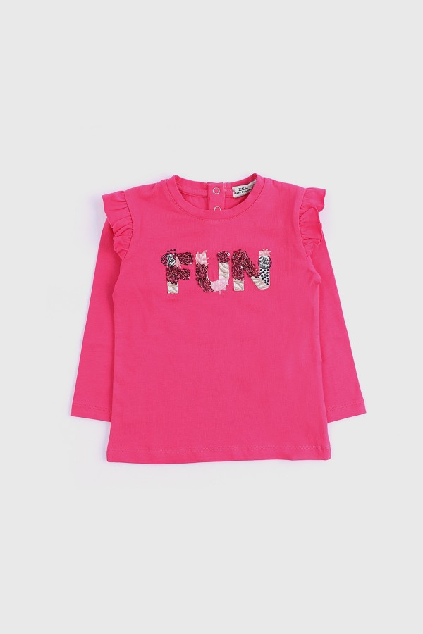 ZEN Enfant - T SHIRT Bébé girl fushia - 35ZFTMBF02042