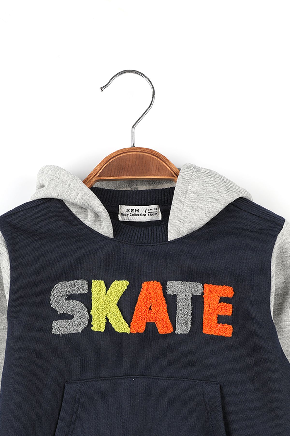 ZEN Enfant - SWEAT SHIRT Bébé boy en bleu marine - 33ZVSWSBG01028 2