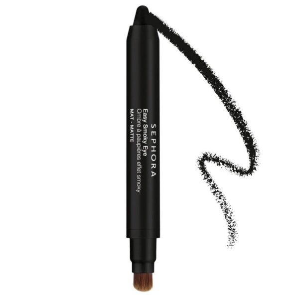 Fard à Paupières Crayon Sephora Easy Smoky Eye - Teinte Midnight Blue Mat (04) - Avec Pinceau Applicateur - Neuf Sous Emballage