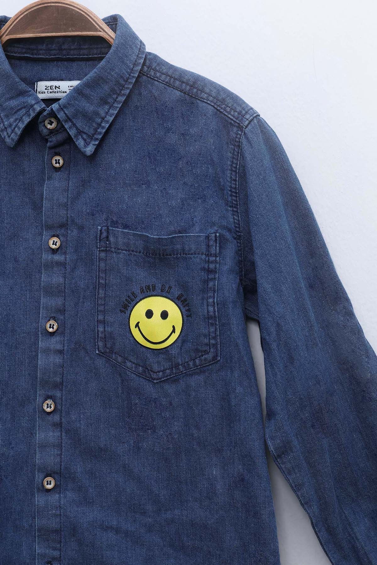 ZEN Enfant - Chemise à capuche - JEANS 2