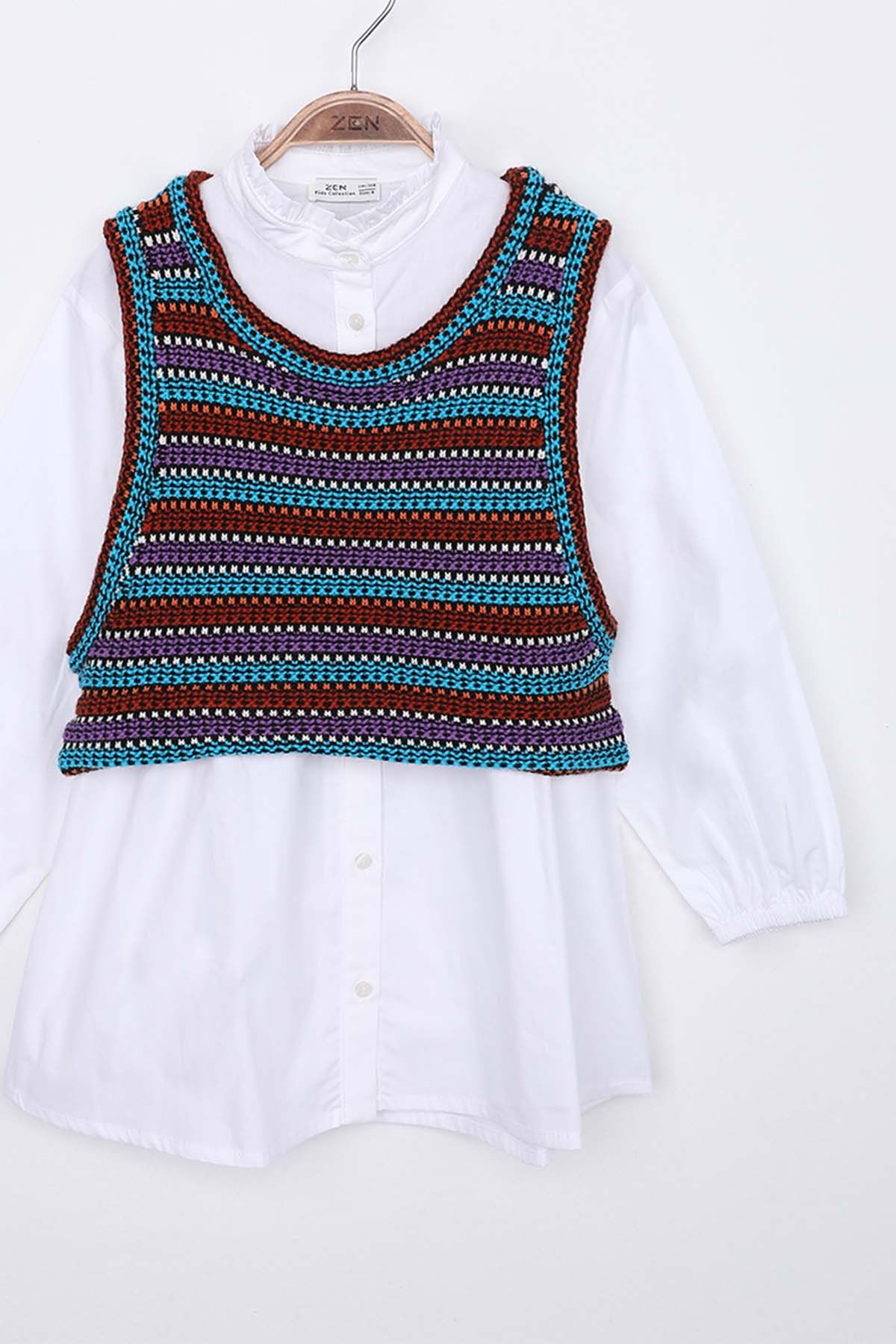 ZEN Enfant - Ensemble Débardeur Et Chemise&nbsp;- Blanc 2