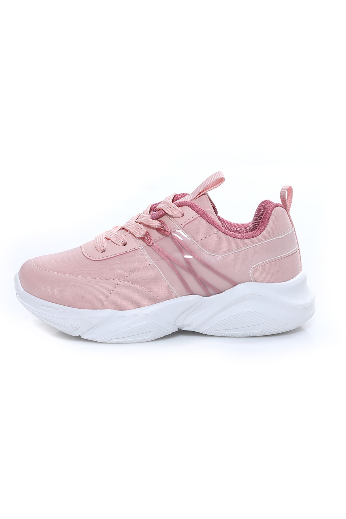 ZEN Enfant - BASKET rose pour fille a semelle platforme  - 12 ROSE 3