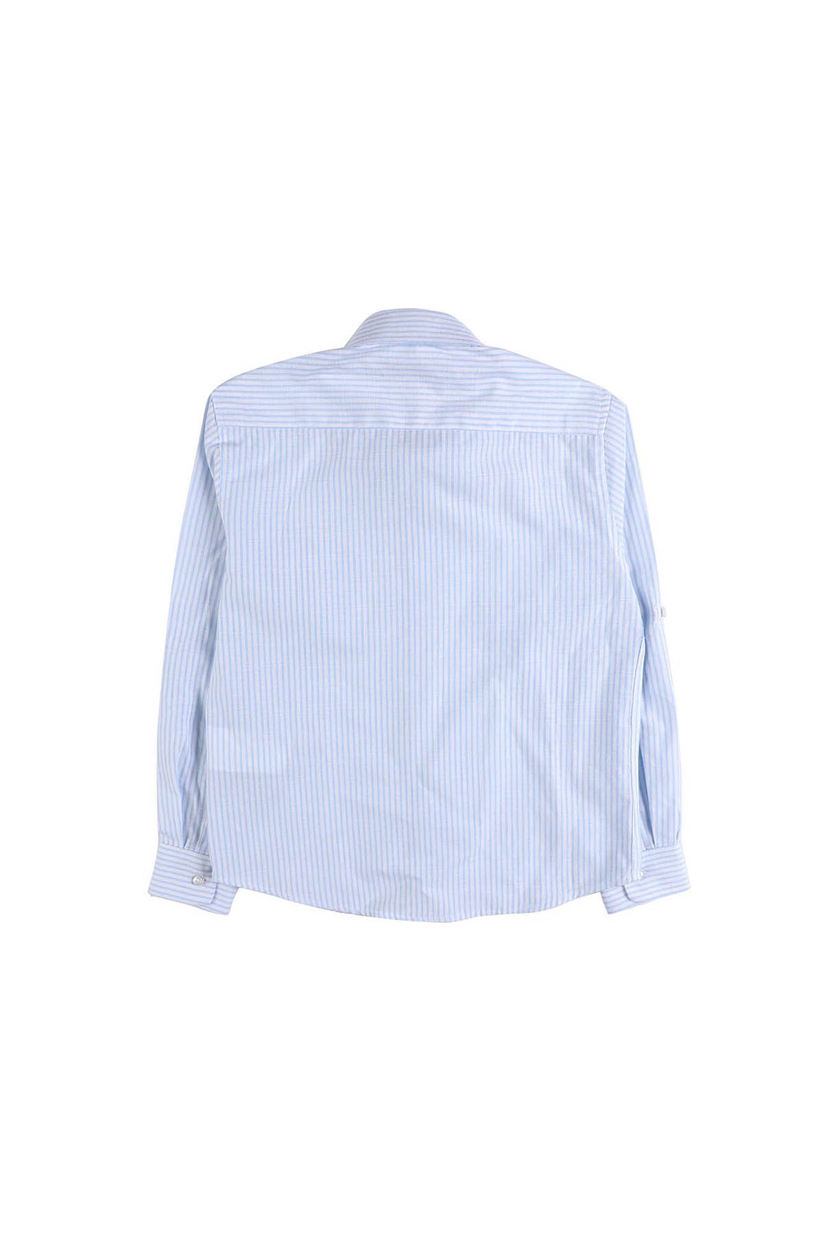 ZEN Enfant - Chemise avec Col à revers - bleu ciel 3