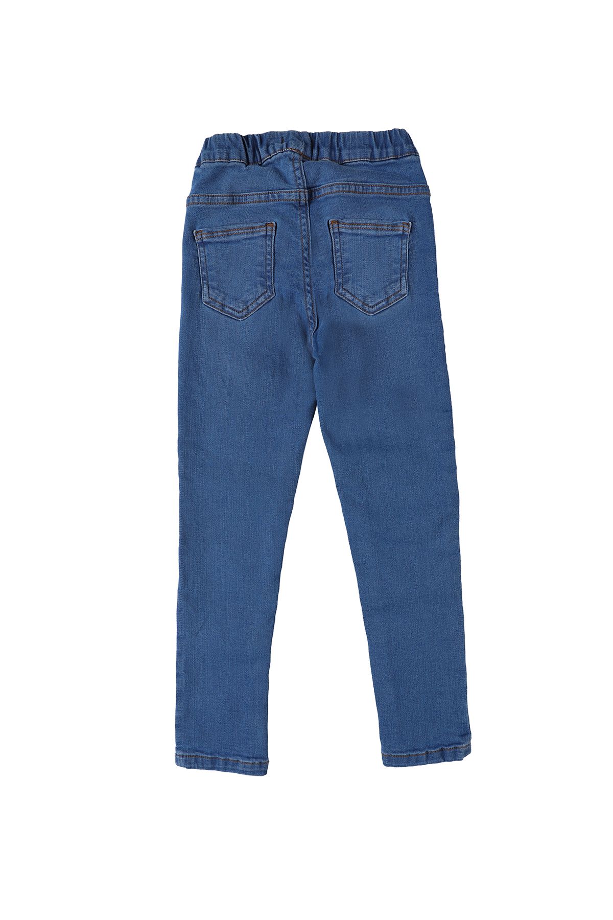 ZEN Enfant - PANTALON JEGGING pour fille en bleu  - JEANS 3