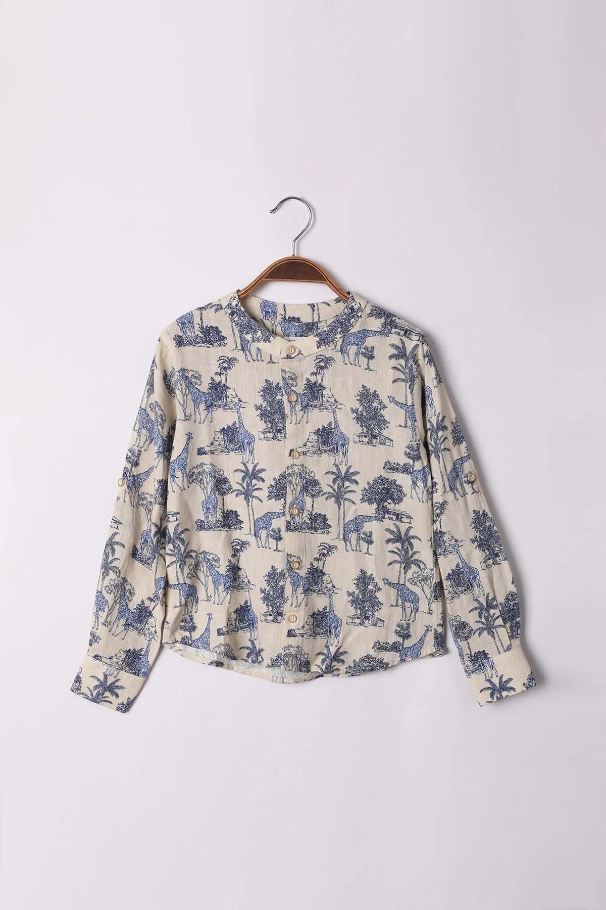 Zen Enfant - CHEMISE À MOTIFS IMPRIMÉS - Ecru