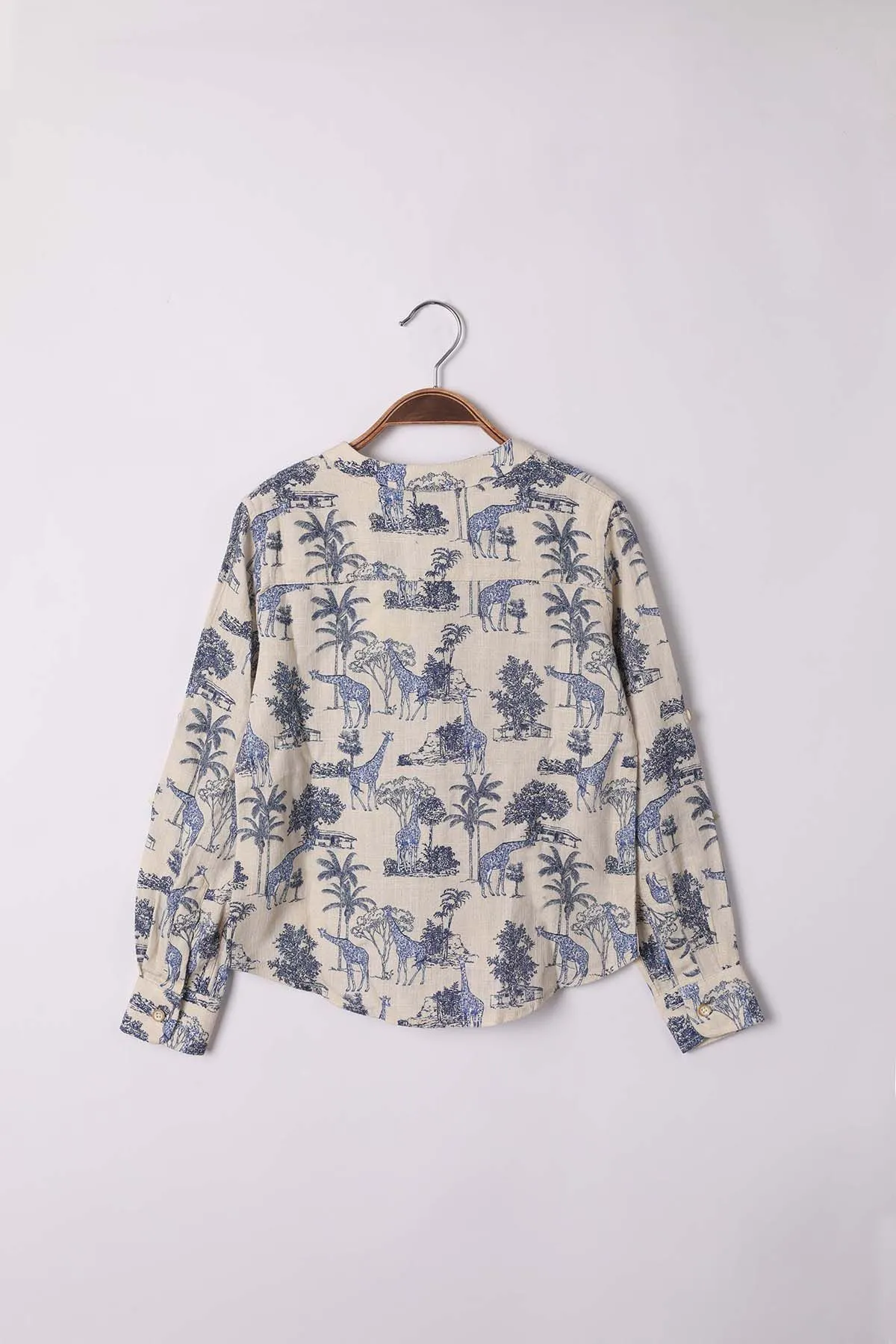 Zen Enfant - CHEMISE À MOTIFS IMPRIMÉS - Ecru 4