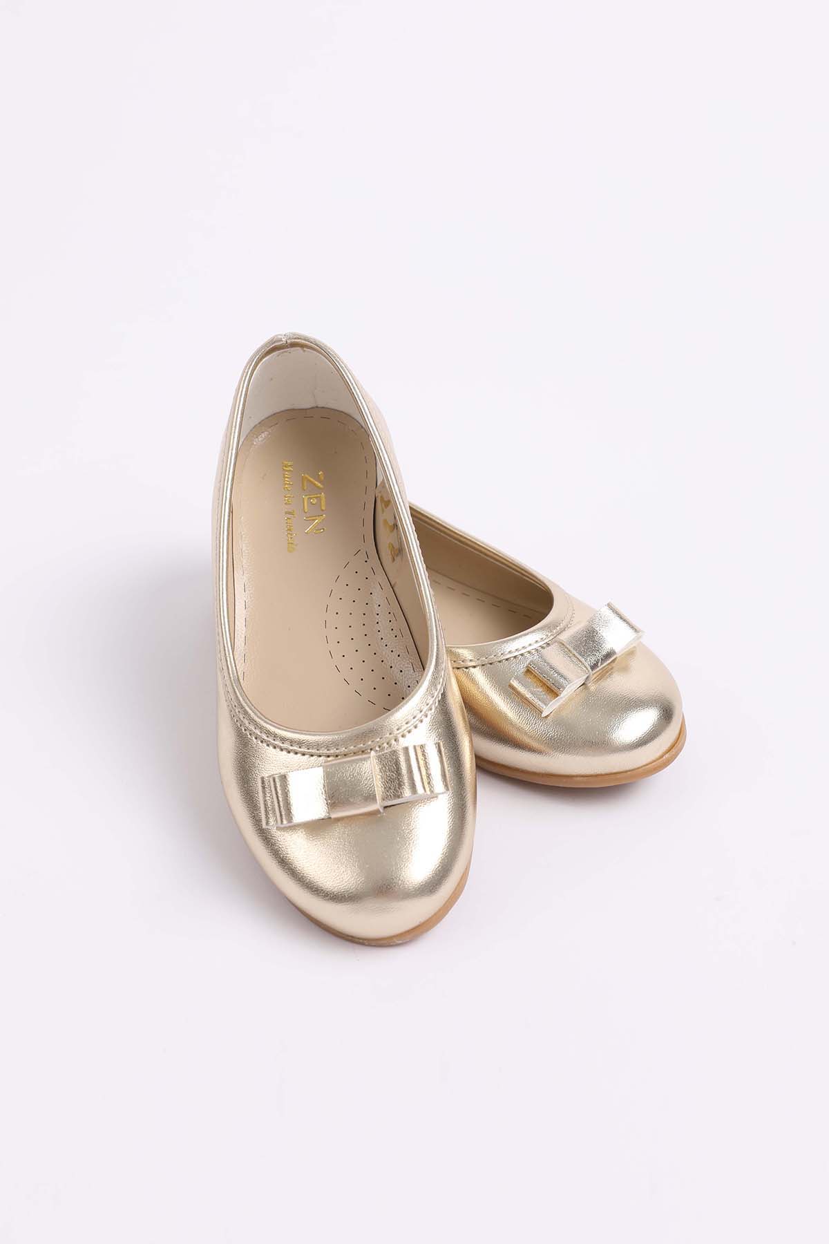 ZEN Enfant - Ballerine En Similicuir Avec Nœud - Dorre 4