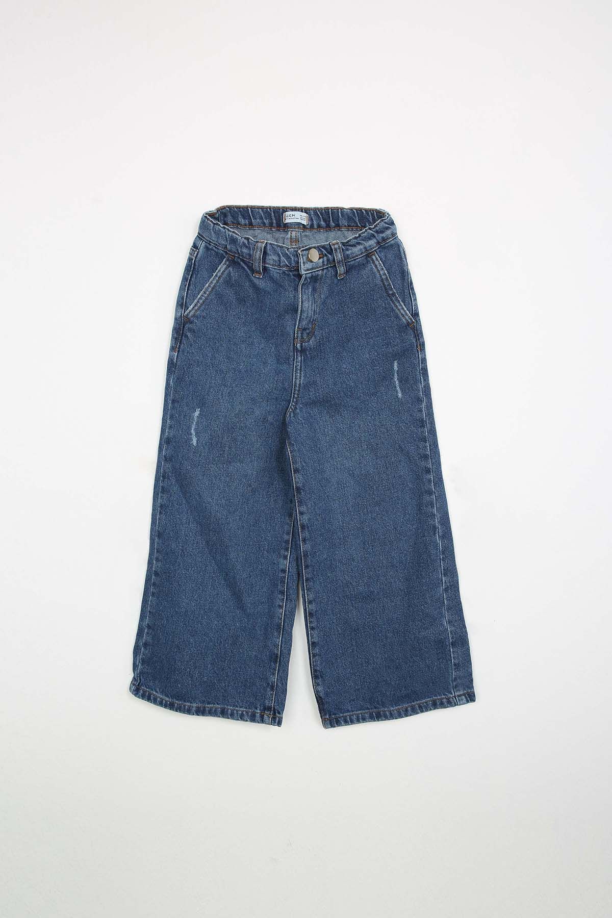 Zen Enfant - Jean Wide Leg Fit à Taille Reglable - Jeans
