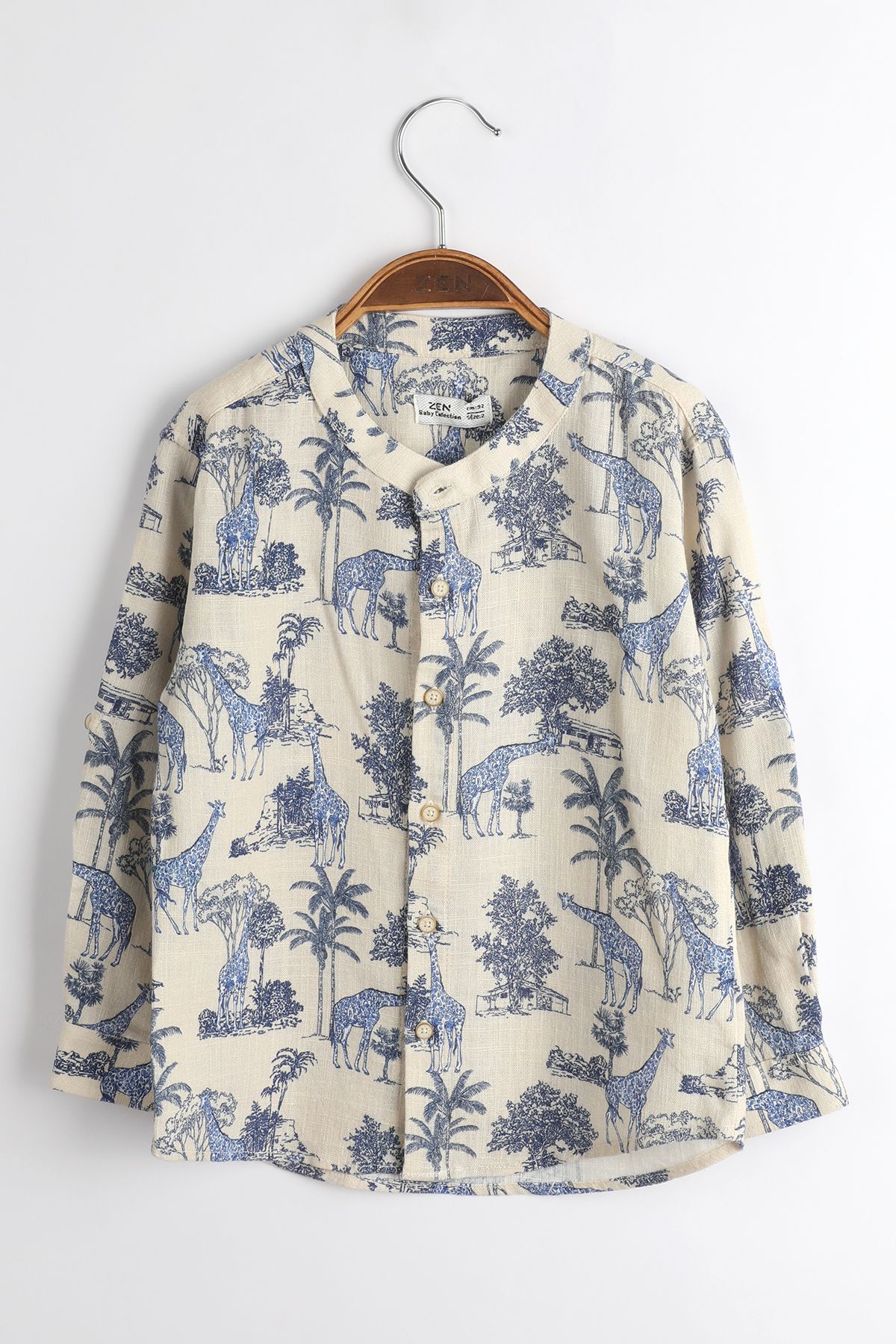 Zen Enfant - CHEMISE À MOTIFS IMPRIMÉS - Ecru 5