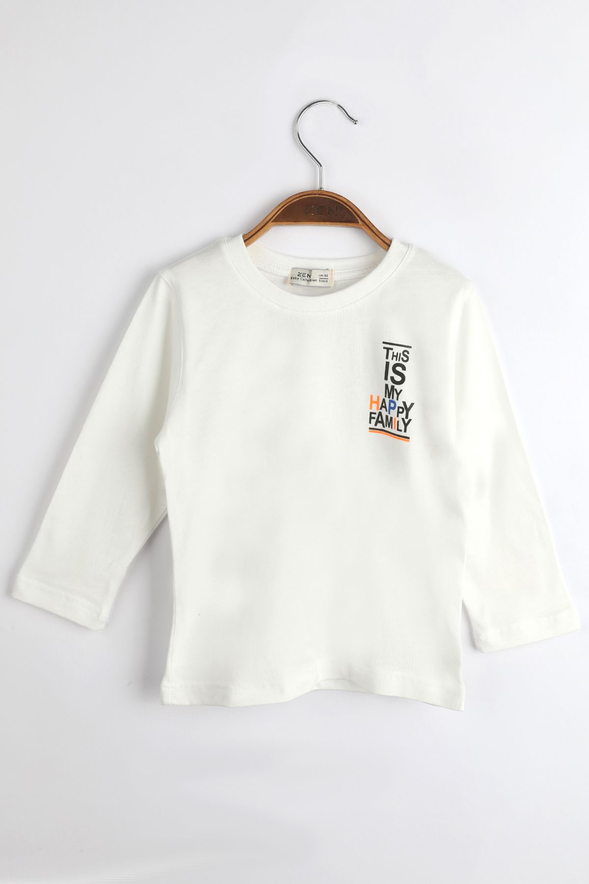 ZEN Enfant - Pull À Inscription - Beige 4