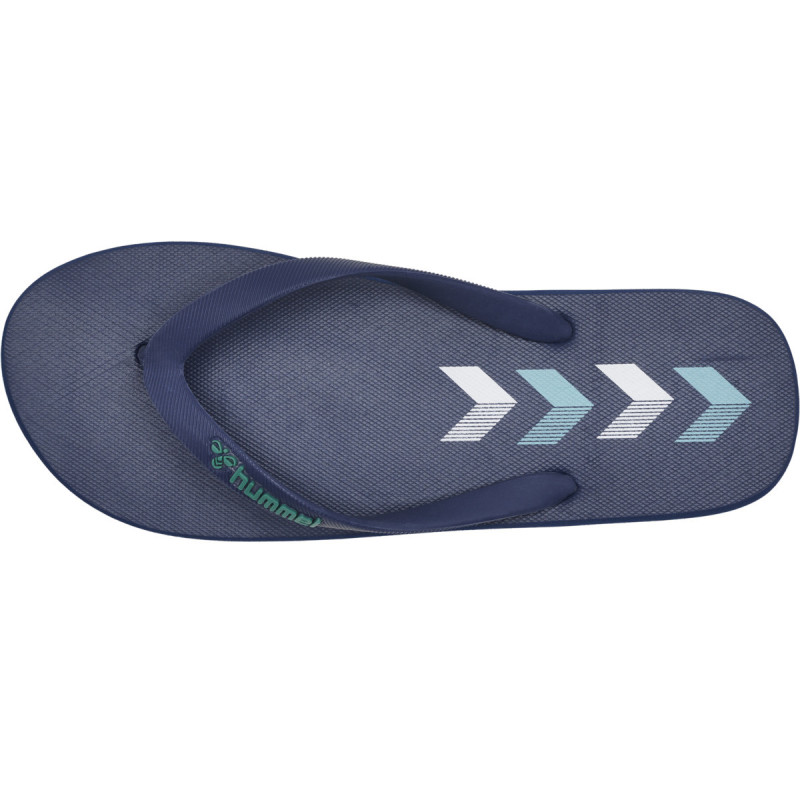 chevron flip flop black 6