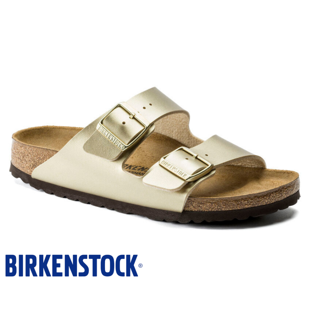 birkenstock femme doré