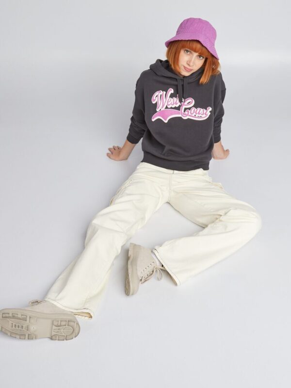 sweat a capuche esprit campus noir agi34 3 frb2