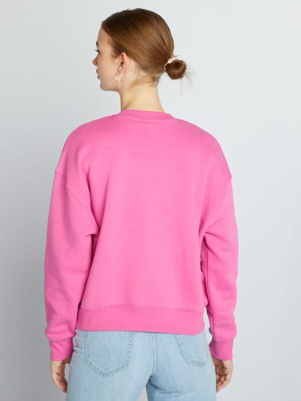 sweat en molleton universite americaine rose agi33 7 frb4