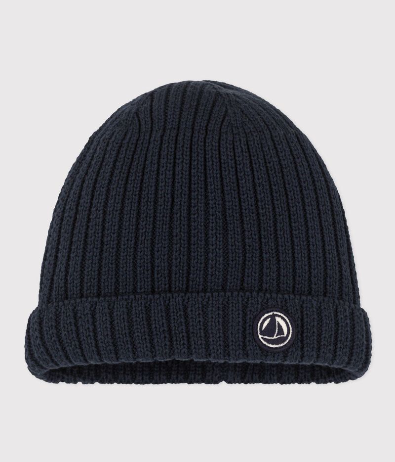 Bonnet Bébé Petit Bateau - Tricot Coton Doublé Polaire - Pompon Et Broderie Cœur - Mixte - 2